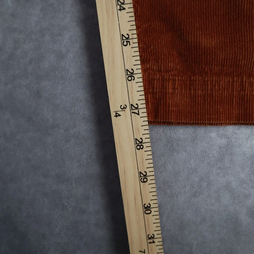 Vans Corduroy Pants Carpenter Brown Size 28 Double Knee Baggy Skater Gorpcore